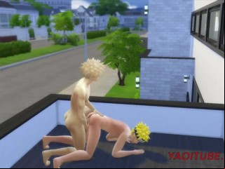 Naruto Boku Itsy-bitsy Trickster Yaoi - Bakugo Fucks Naruto Coupled With Cums Roughly Enthrone Ass